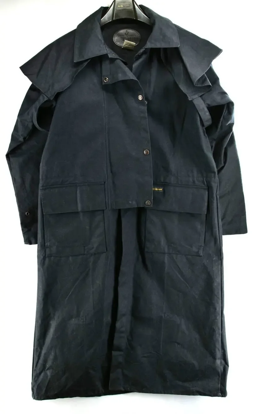 Bushtrader By Outback Trading Company Oil Skin Duster Low Rider Mens Small